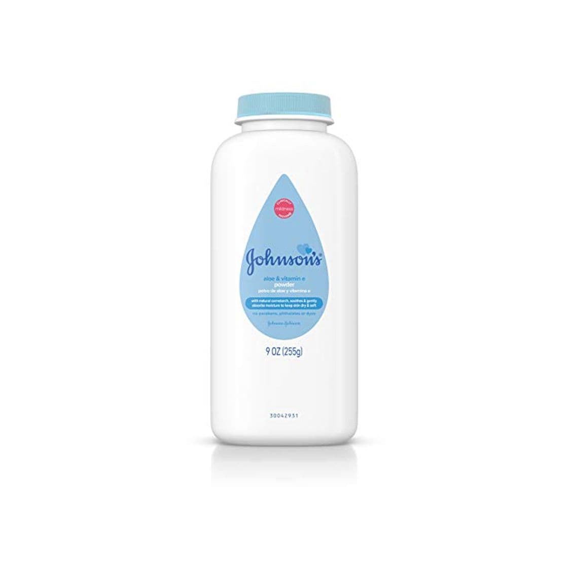 Producto Johnson & Johnson - Polvo de almidón de maíz puro con aloe