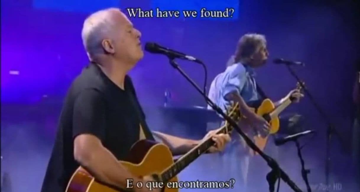 Canción Pink Floyd Wish You Were Here Live 8 (Legendado) 