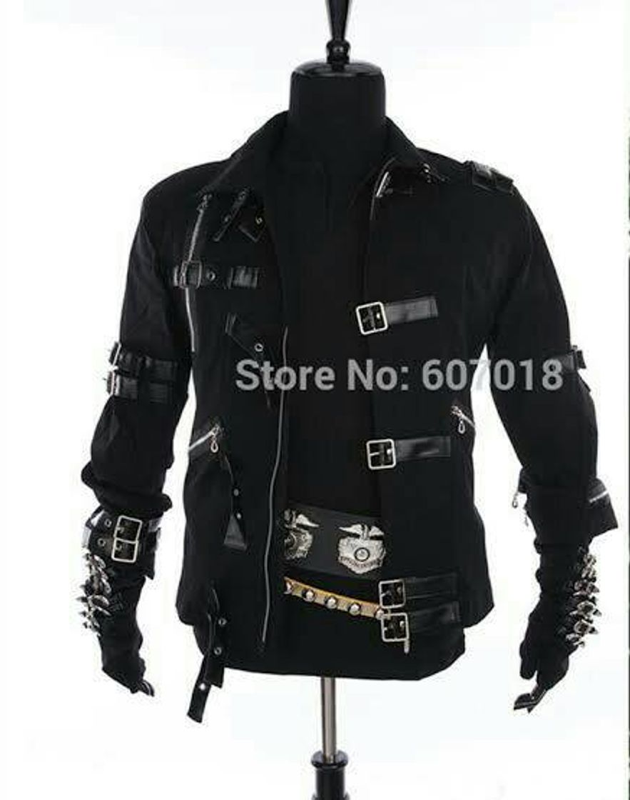 Libro Rare MJ Michael Jackson Black Cotton Elastic Slim BAD Jacket ...