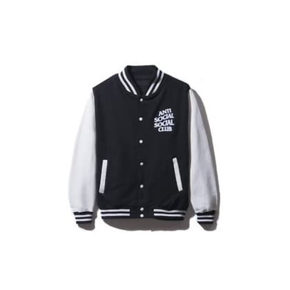 Product ANTISOCIAL SOCIAL CLUB DROPOUT WHITE LETTERMAN