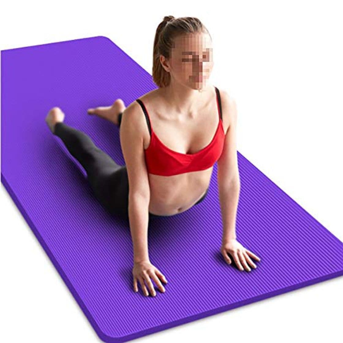 Product CYONGYOU Colchoneta de Yoga Gruesa y Ultrafina Antideslizante Fitness insípida Pilates Ejercicio en el hogar Gimnasio colchoneta de Ejercicios colchoneta de Yoga