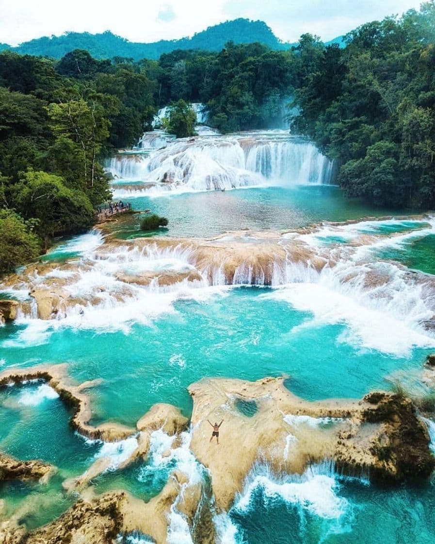 Fashion Cascadas de agua azul, Chiapas, México