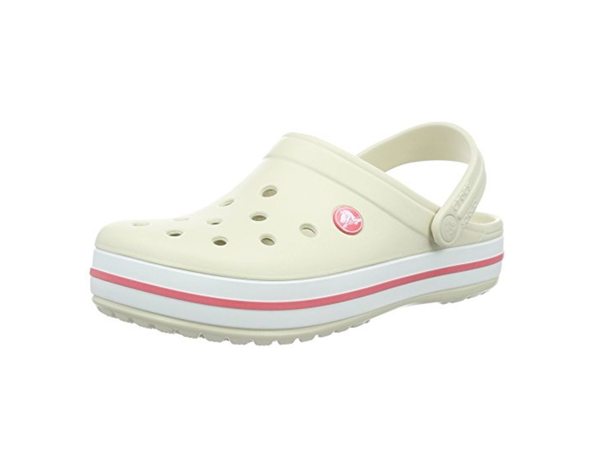 Fashion Crocs Crocband U, Zuecos Unisex Adulto, Beige