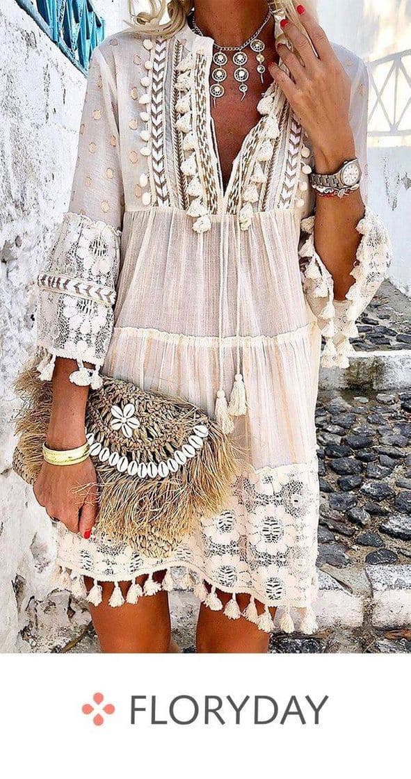 Moda VESTIDO BOHO 🌿🌺