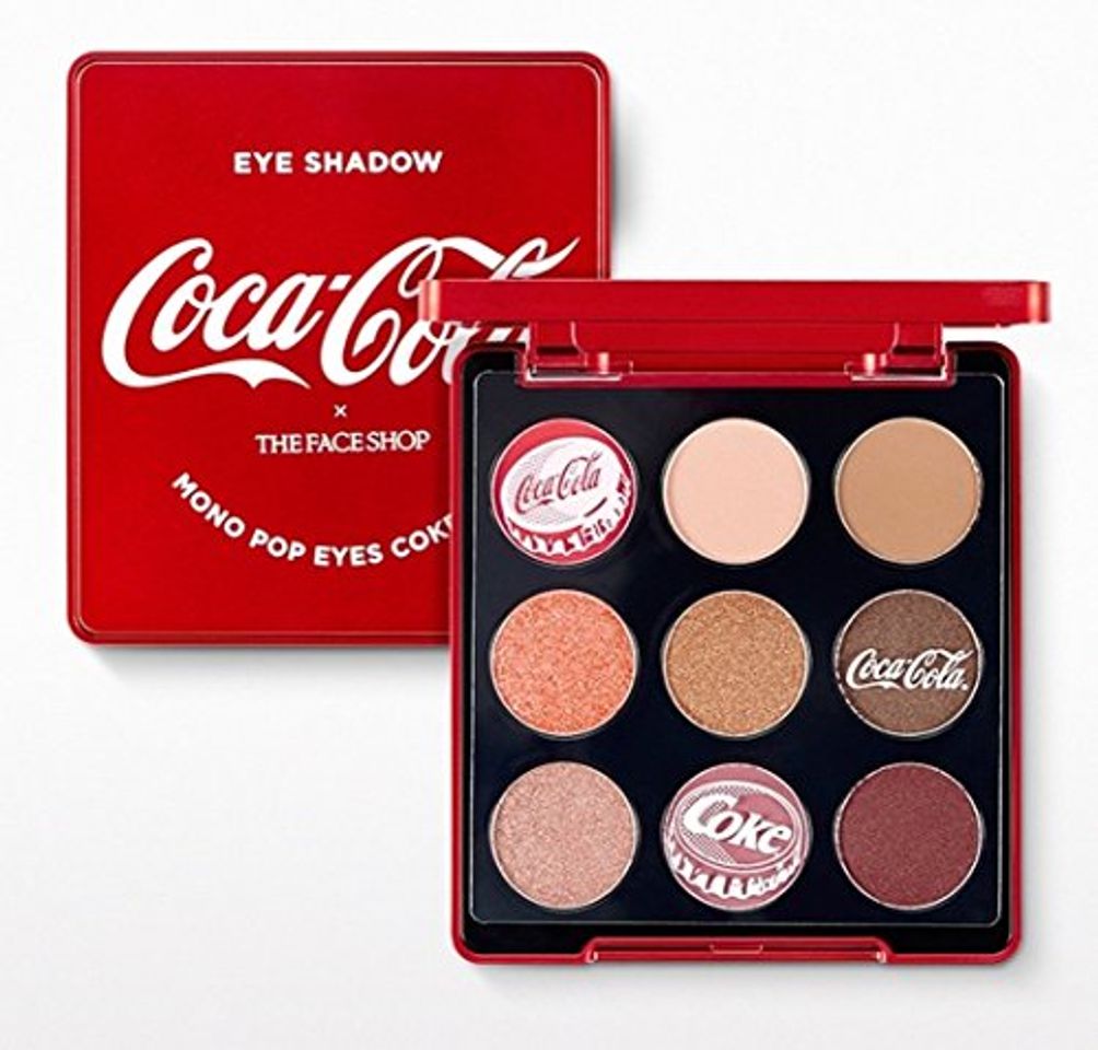 Product The Face Shop ojos de coca-cola recogida de sombras de ojos paleta