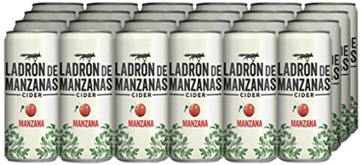 Product Ladrón de Manzanas Cider Mazana - Caja de 24 Latas x 330