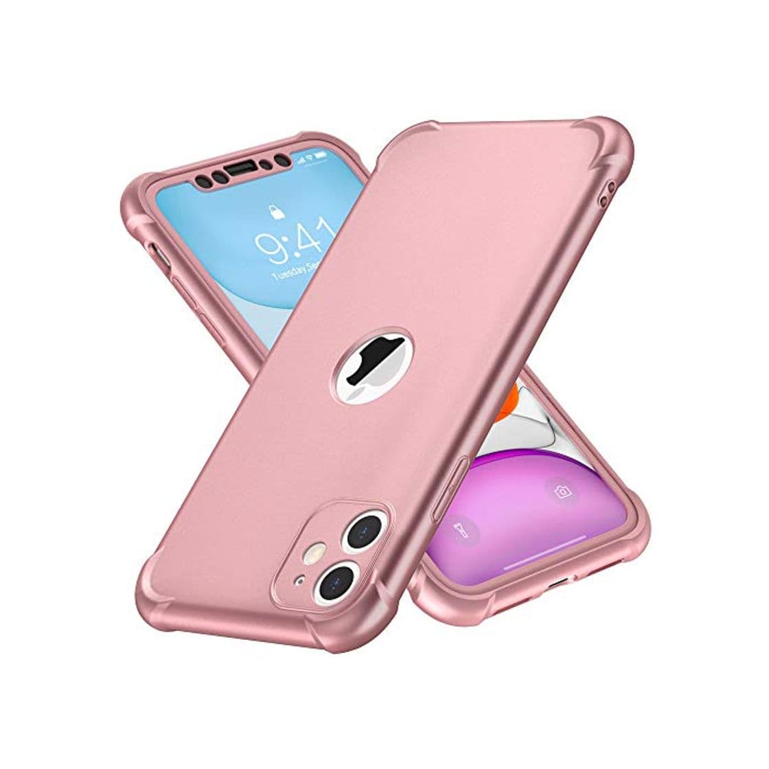 Product Funda iPhone 11, ORETech Carcasa iPhone 11 con [ 2 x Protector