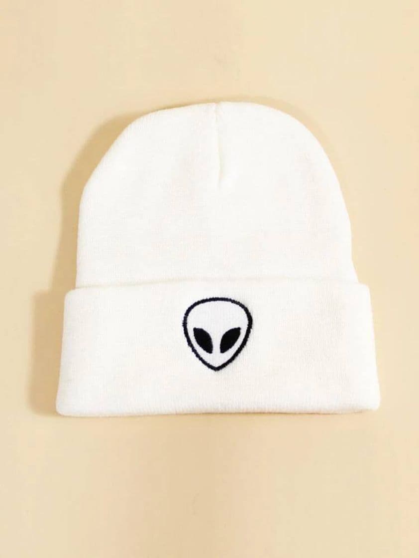 Fashion Gorro con bordado de extraterrestre