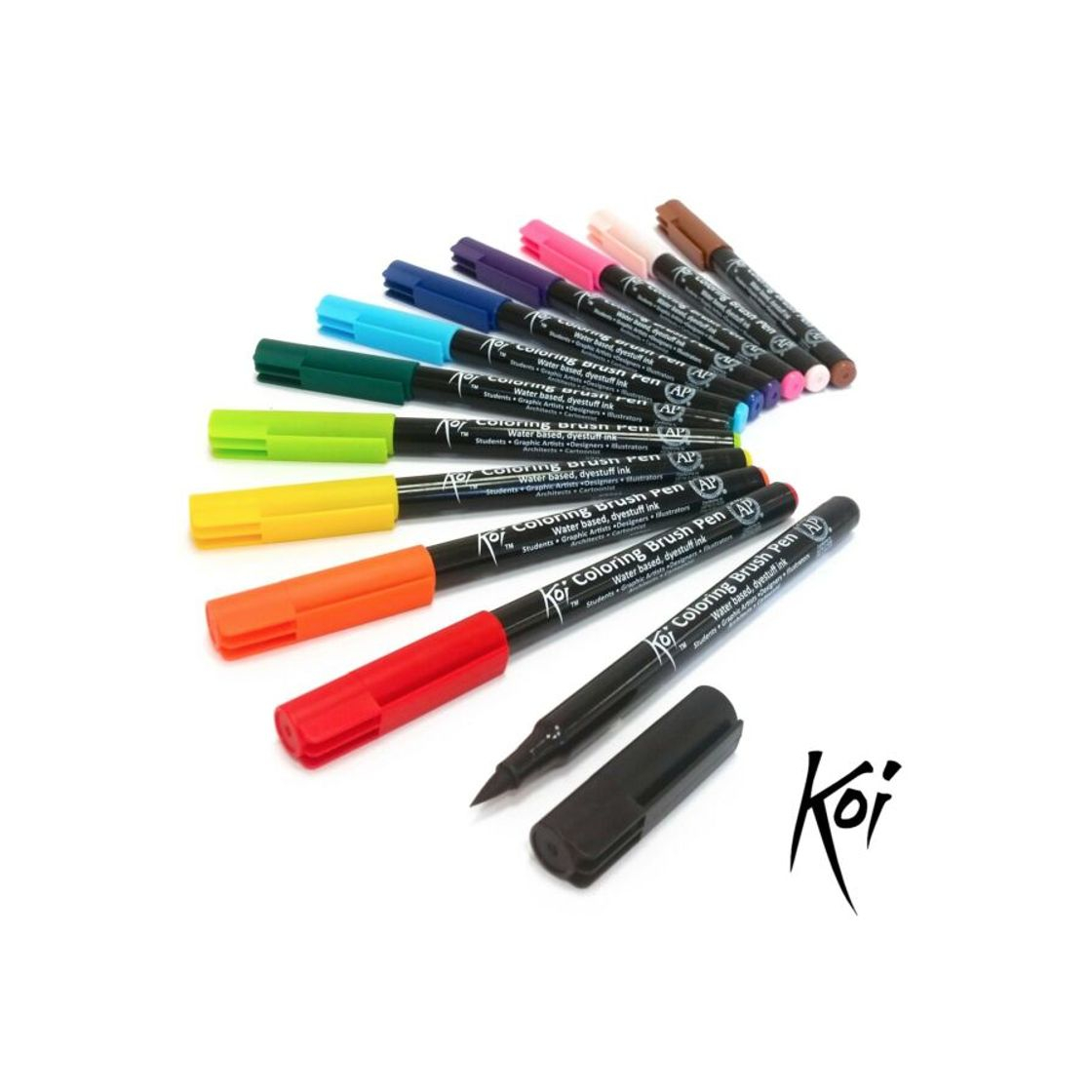 Electronic Sakura KOI Coloring Brush Set 12 - Pack de 12 rotuladores