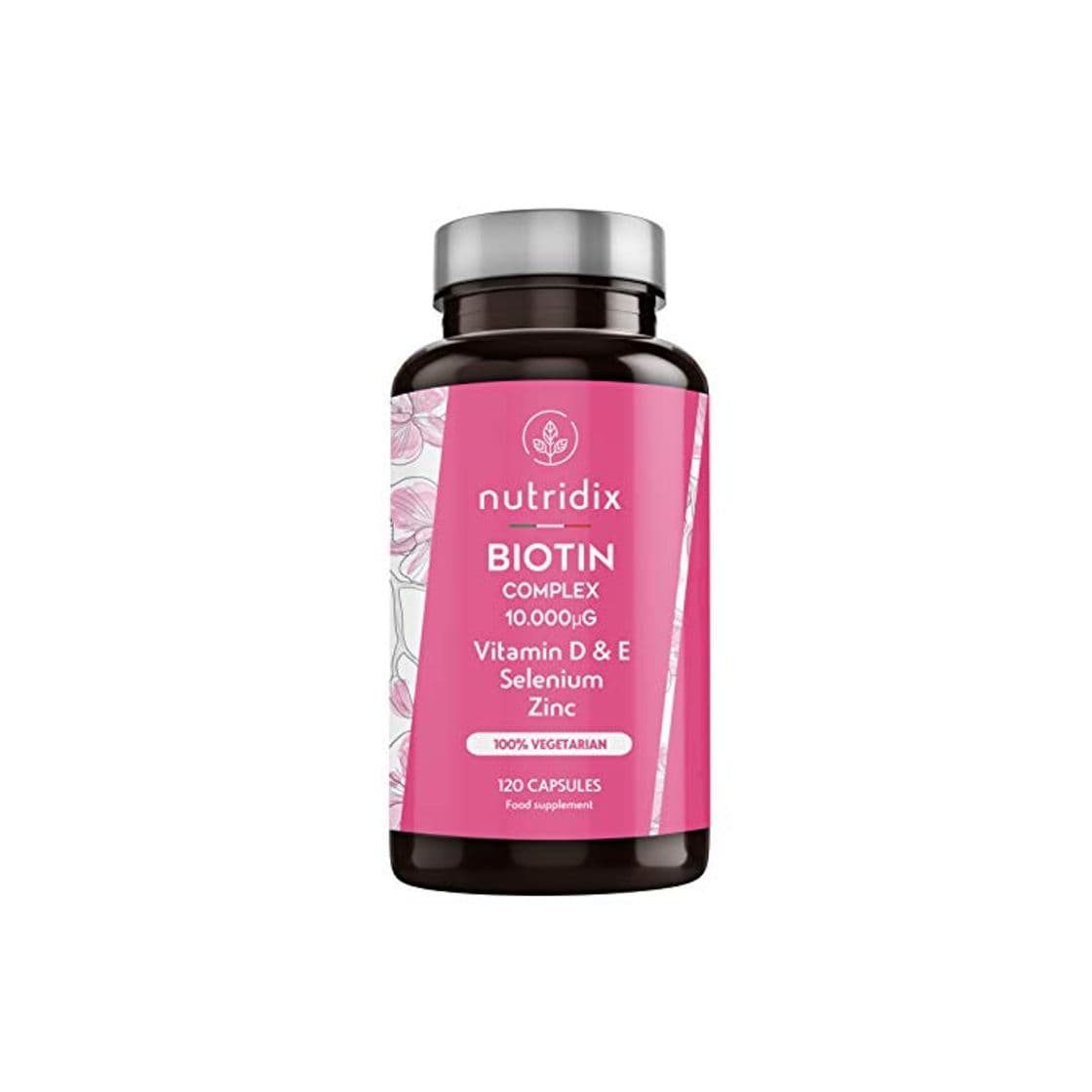 Producto Biotina 10.000 mcg por dosis - Crecimiento del Cabello y Mantenimiento de