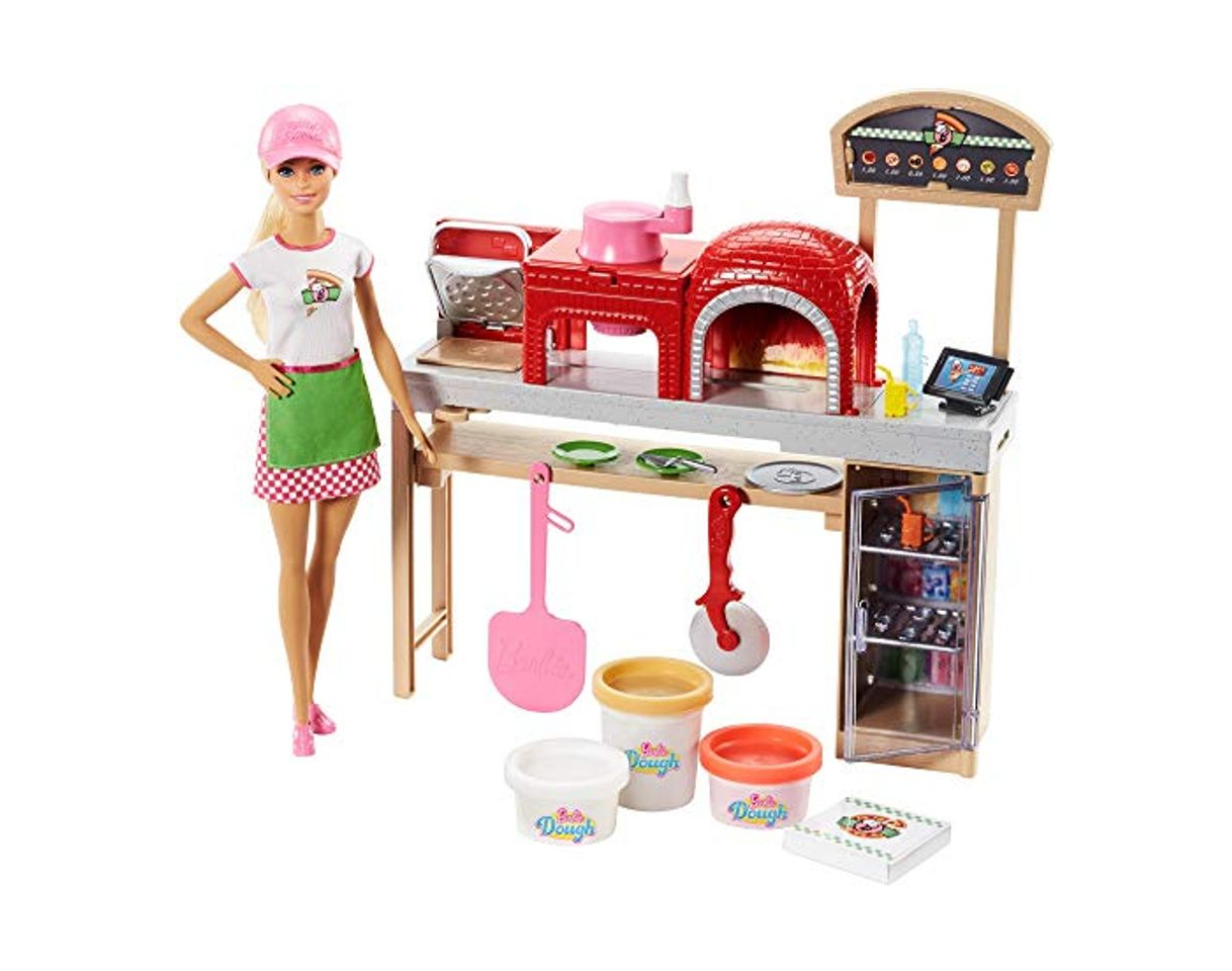 Producto Barbie Quiero Ser pizza chef, muñeca y accesorios de juguete, regalo para