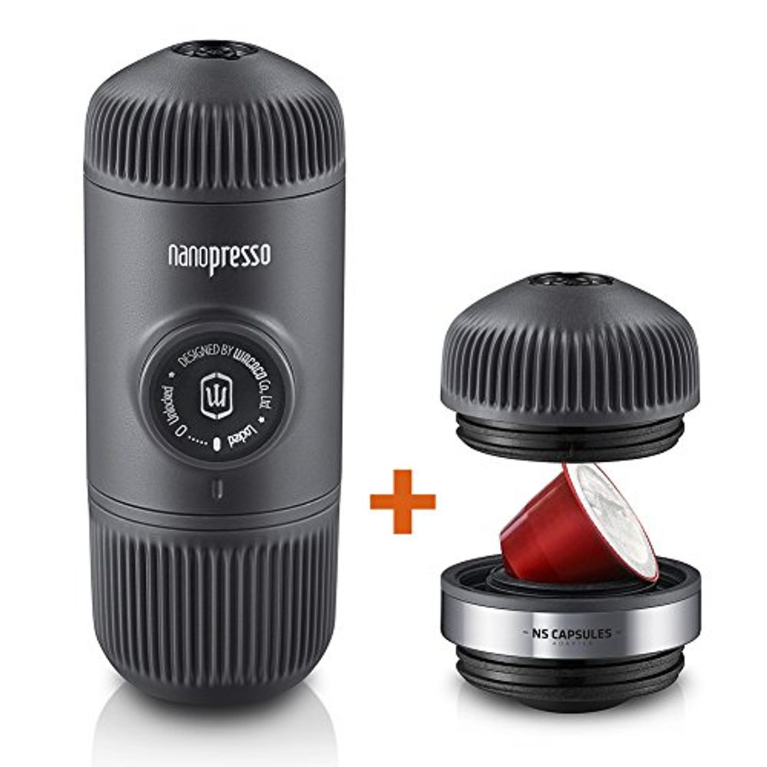 Product Wacaco Nanopresso Cafetera espresso portátil con Adaptador NS adjunto