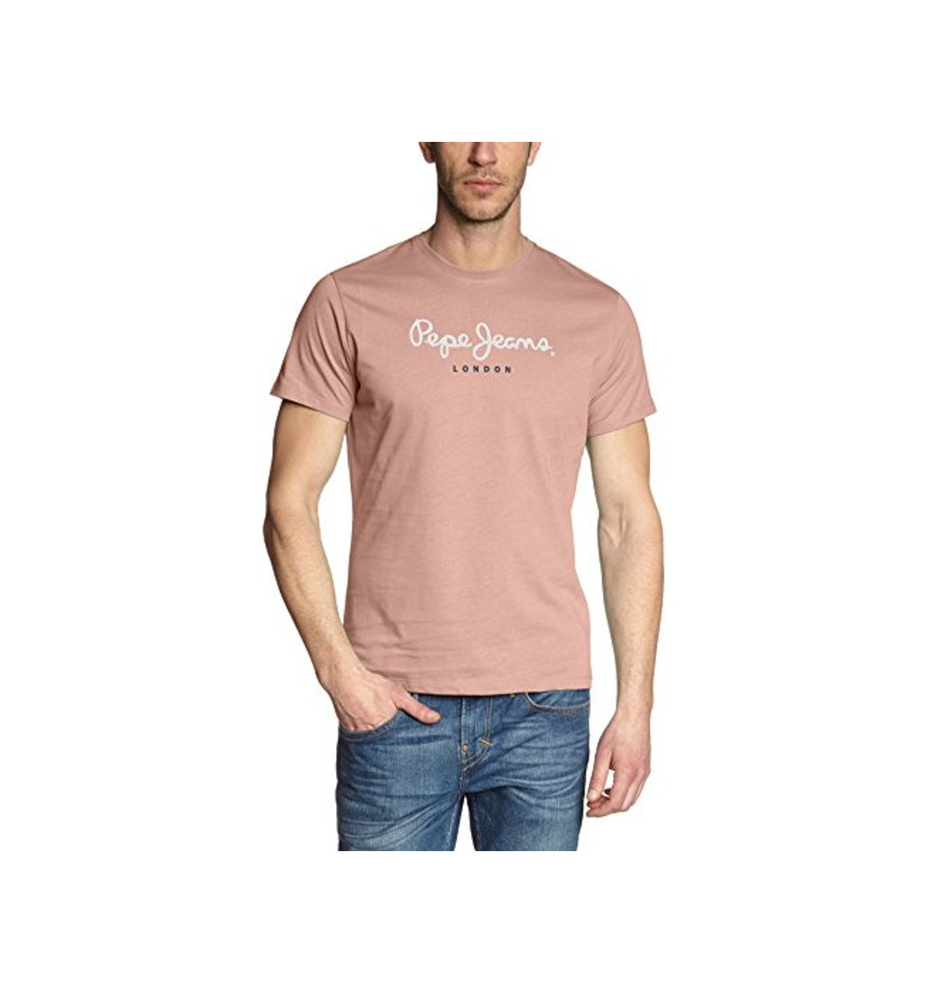 Moda Pepe Jeans Eggo, Camiseta Para Hombre, Rosa