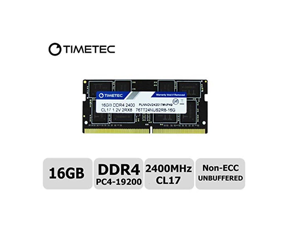 Product Timetec Hynix IC 16GB DDR4 2400MHz PC4-19200 Non ECC Unbuffered 1