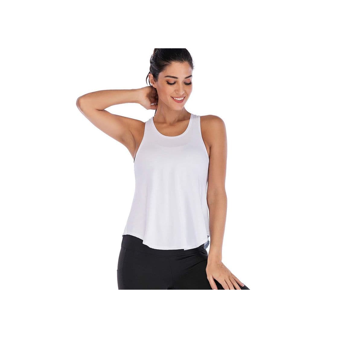 Producto Mujer Camiseta Tirantes Verano Deporte de Gimnasio Camisa Blusa Casual Tops Suelta