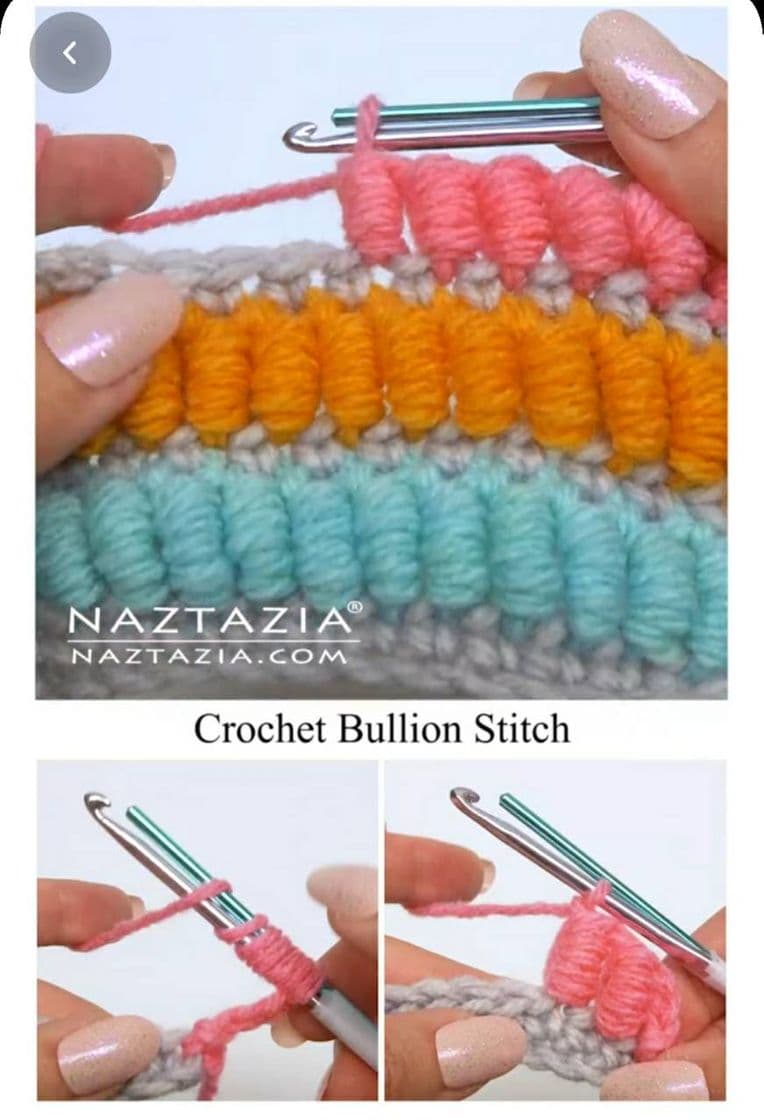 Moda Punto crochet