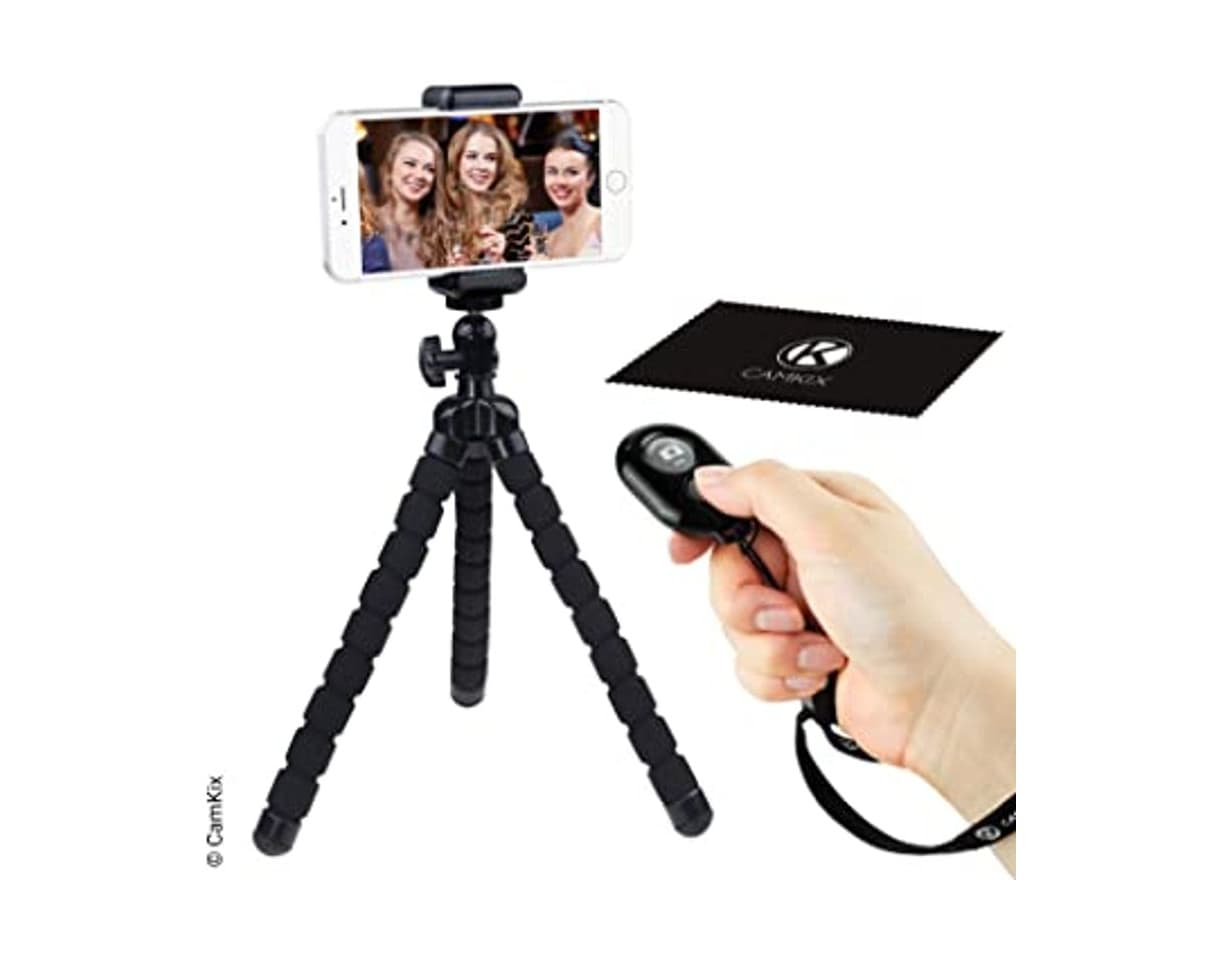 Producto Telefono Celular Flexible Tripode y Bluetooth Control Remoto para Camara Obturador -