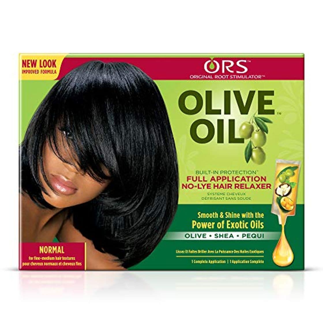 Place Organic Olive Oil No Lye Relaxer For Normal Hair - 1Kit