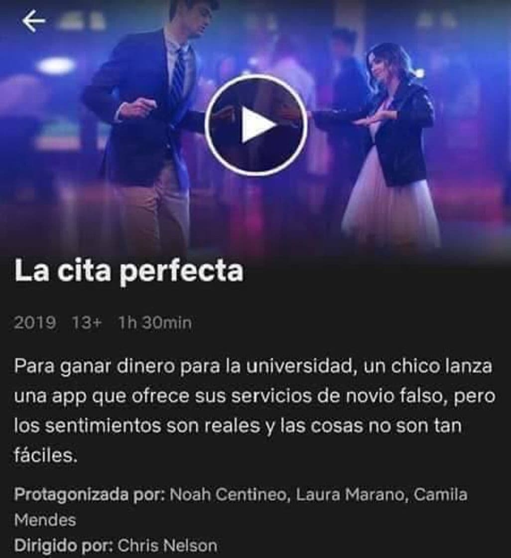 Película The Perfect Date