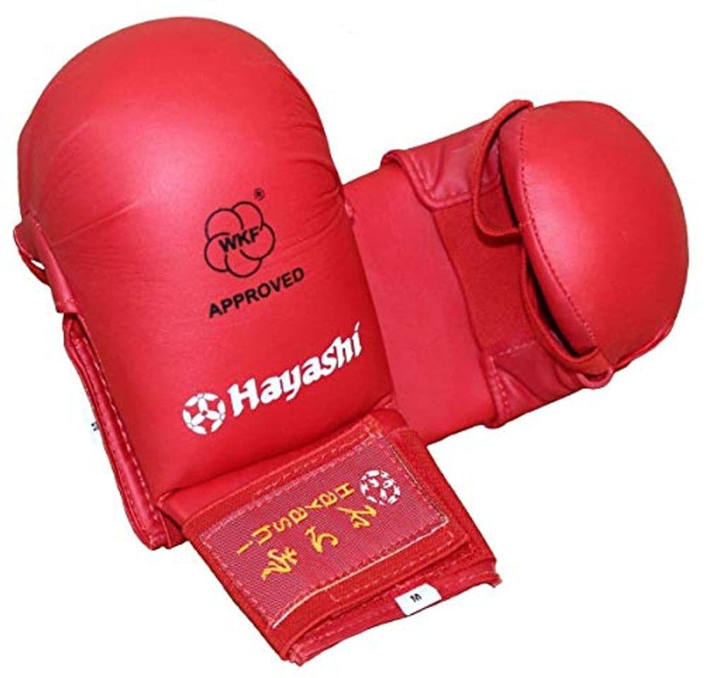 Product Hayashi Tsuki WKF Approved Karate Mitts Red