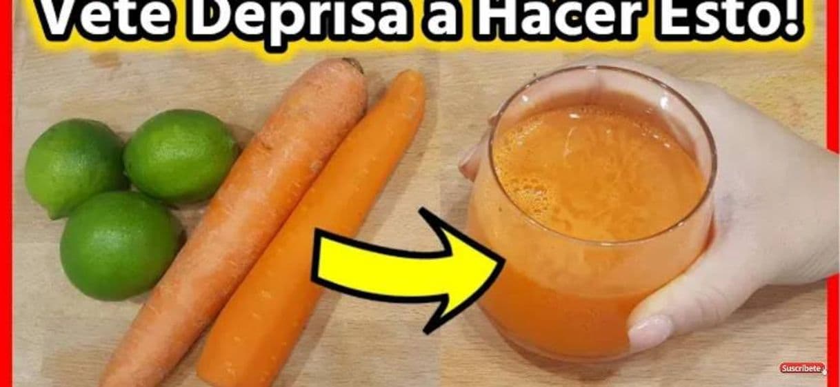 Moda ¡WOW! JUGO DE ZANAHORIA CON LIMÓN