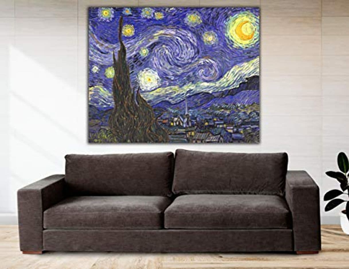 Producto Cuadro Lienzo La Noche Estrellada de Vicent Van Gogh - 60x47 cm