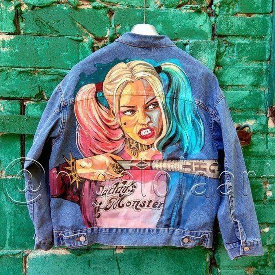 Moda Chaqueta pintada a mano