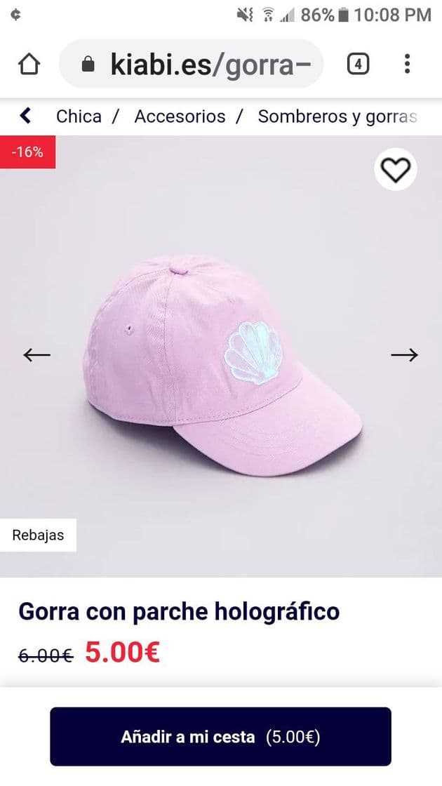 Moda GORRA CON PARCHE HOLOGRAFICO 👌