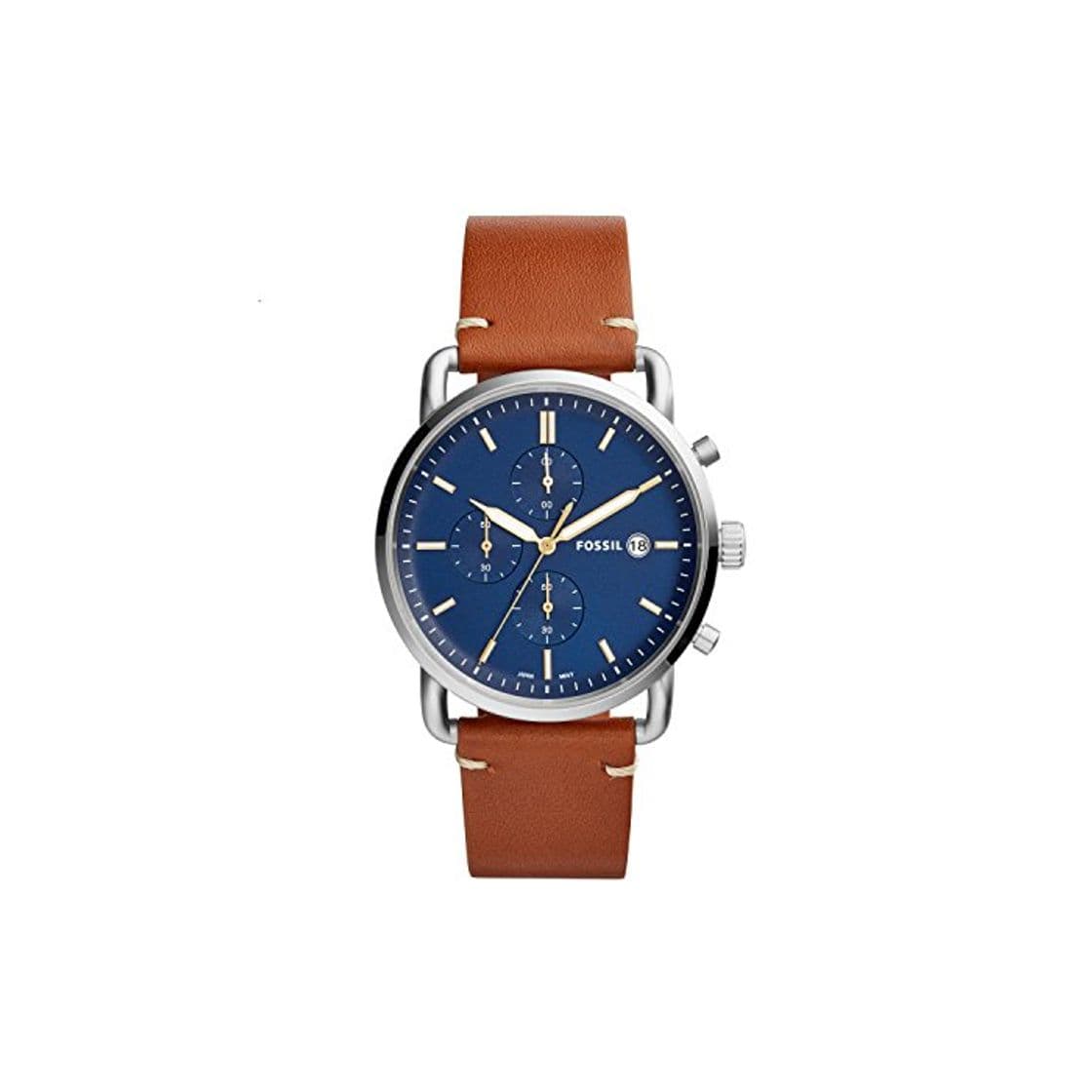 Producto Fossil Reloj Analógico para Hombre de Cuarzo con Correa en Cuero FS5401