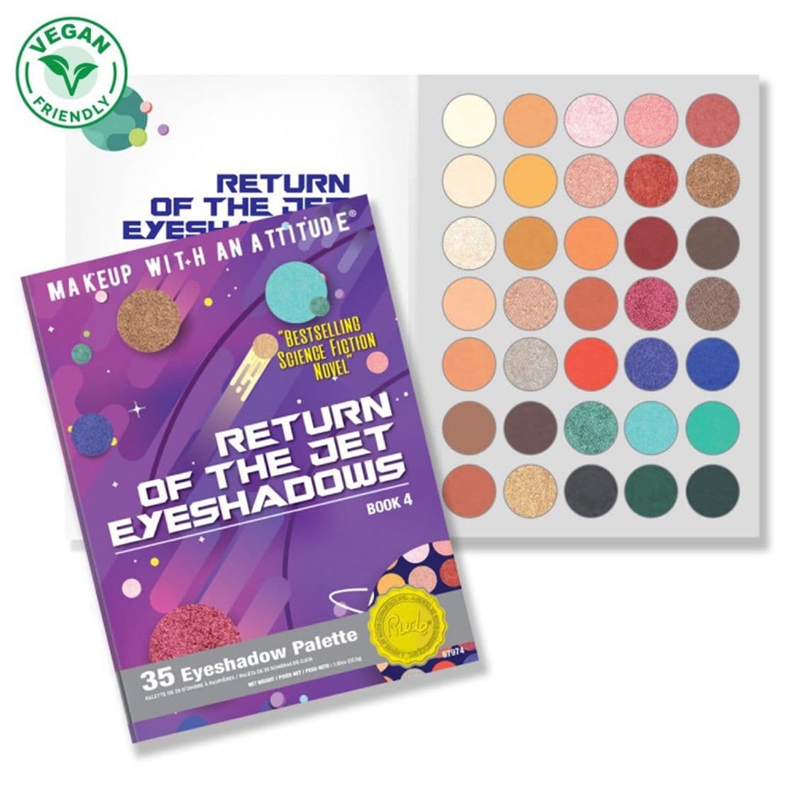 Moda Return of the jet eyeshadows palette