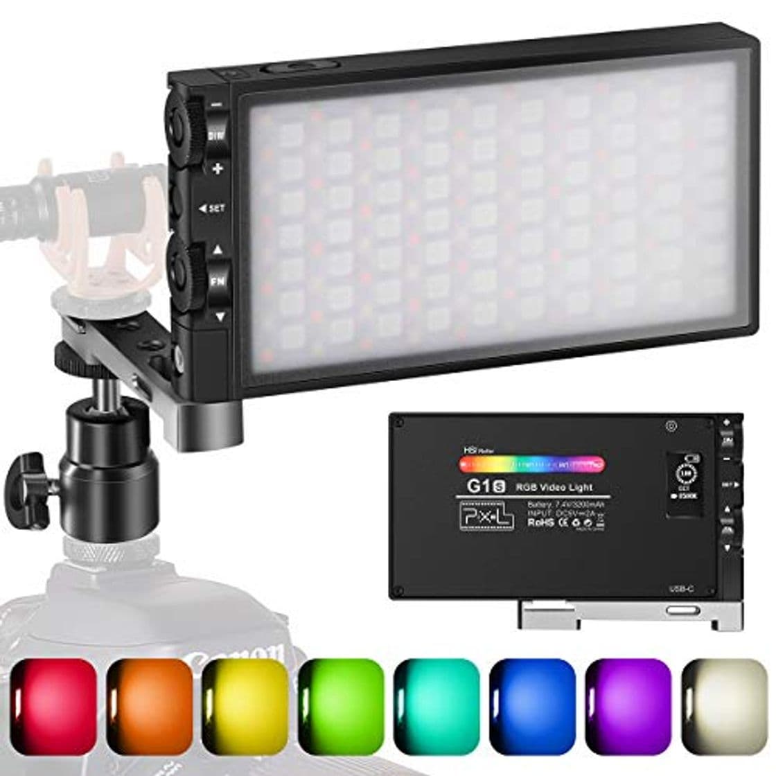 Product Luz LED Cámara RGB Pixel G1s