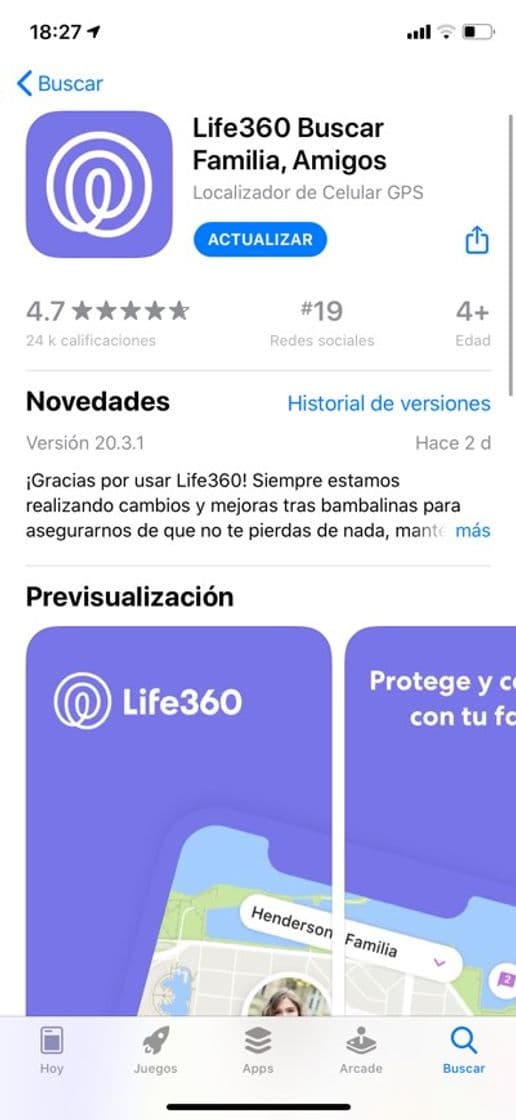 App Life360 Buscar Familia, Amigos