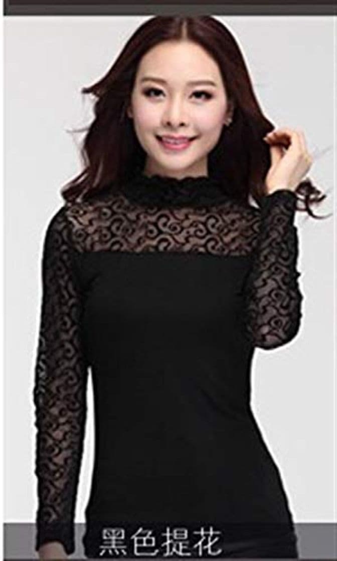 Product Lijincheng Camisa Tops Blusas Feminina Camisas Blusa Camiseta Espesar Encaje Camisa Ropa