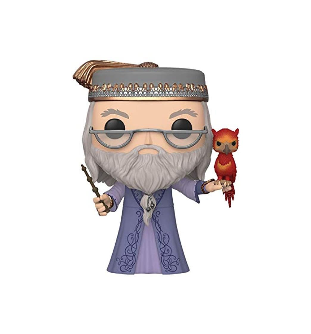 Game Funko- Pop Harry Potter: 10" Dumbledore w/Fawkes S10 Figura Coleccionable, Multicolor