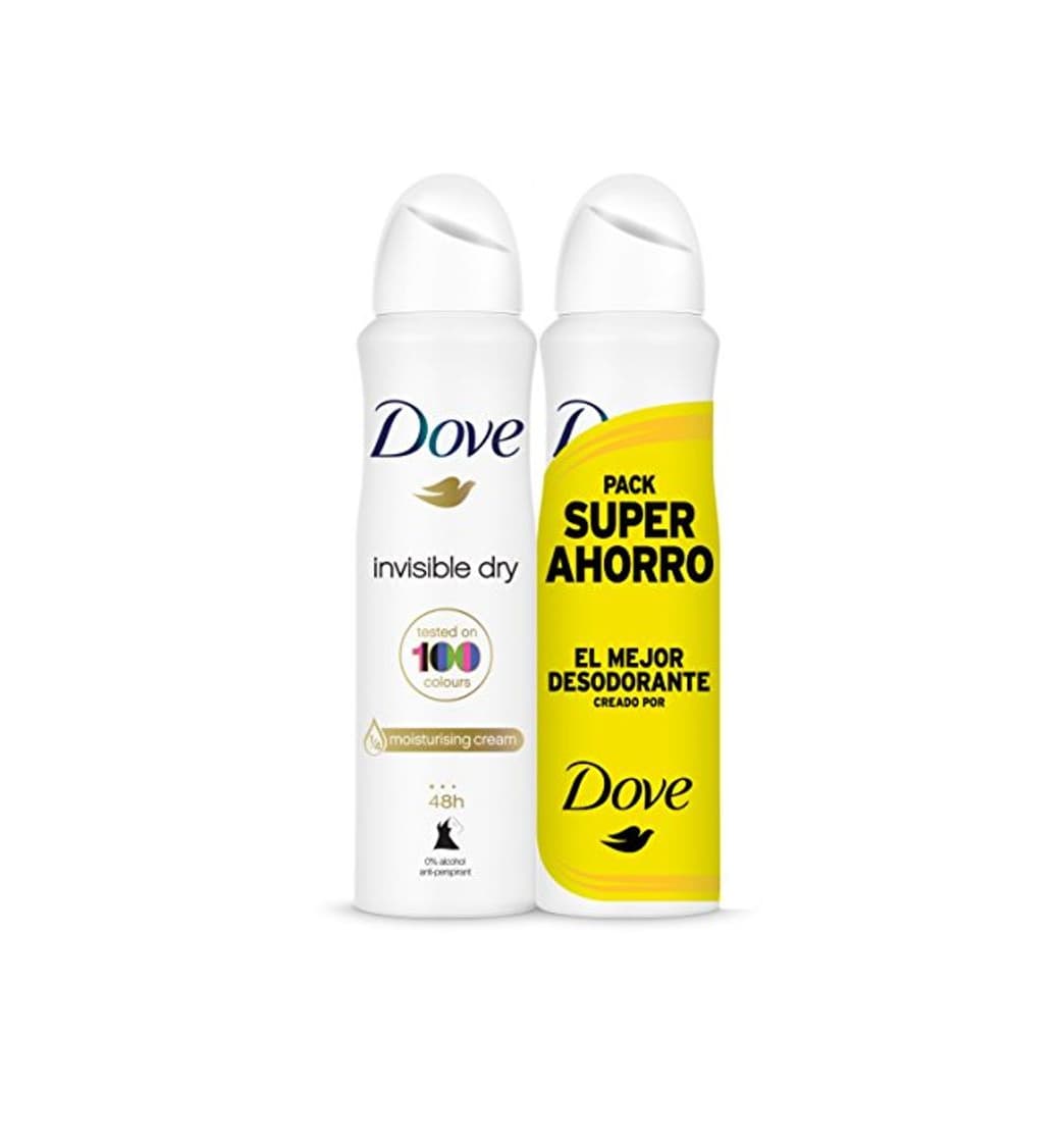 Belleza Dove Invisible Dry Desodorante Antitranspirante en Aerosol Antimanchas en 100 Colores sin