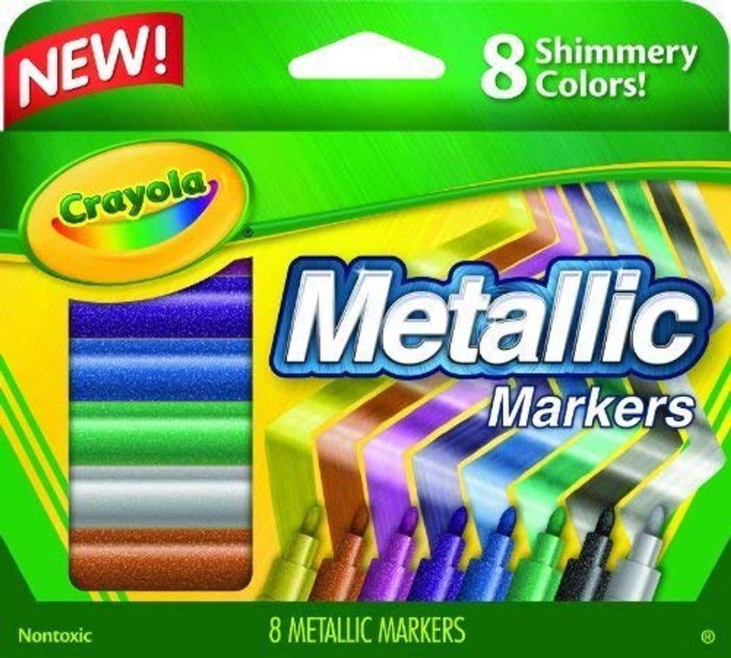 Product Crayola Metallic Markers, 8 Count by Crayola