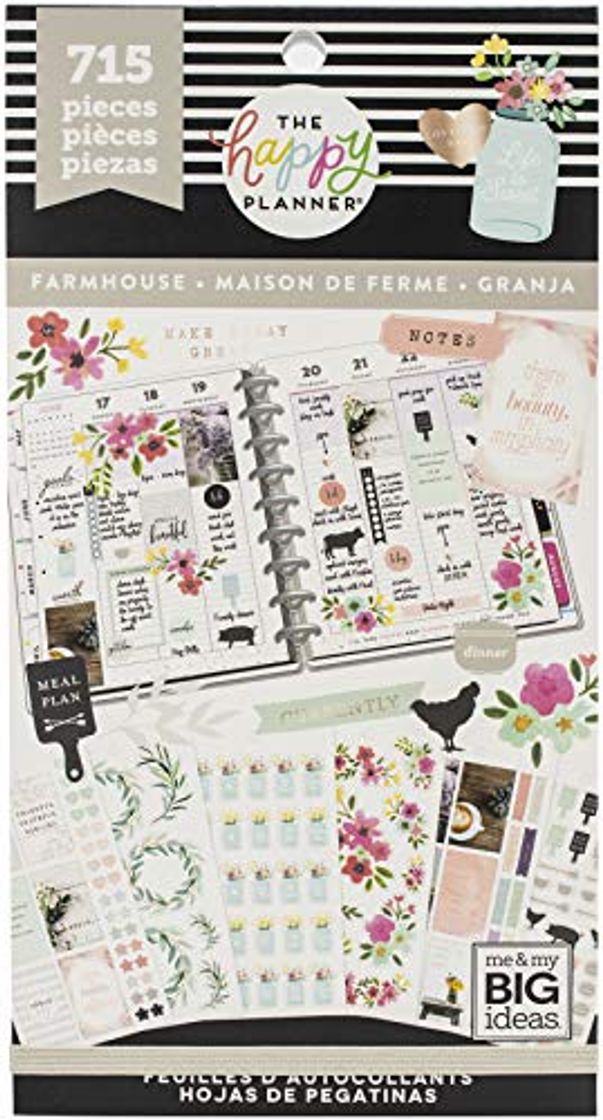 Producto me & my BIG ideas HAPPY PLANNER STCKRS FARMHOUSE, Casa rural, 1486