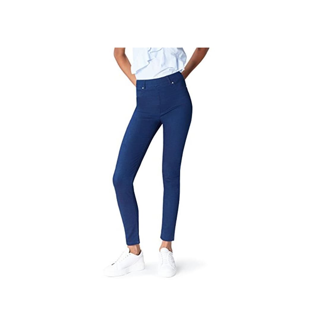 Moda Marca Amazon - find. Jeggings para Mujer, Azul