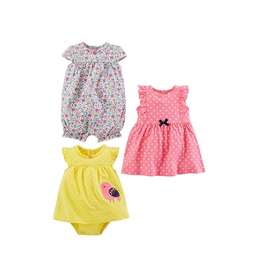 Producto Simple Joys by Carter's Baby Girls paquete de 3 pelele, traje de