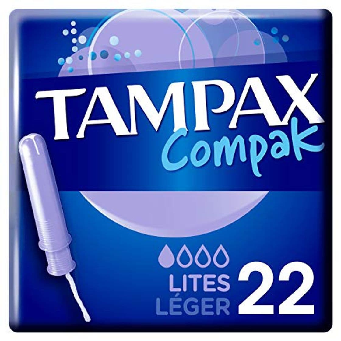 Belleza Tampax Compak Lites Tampones Con Aplicador