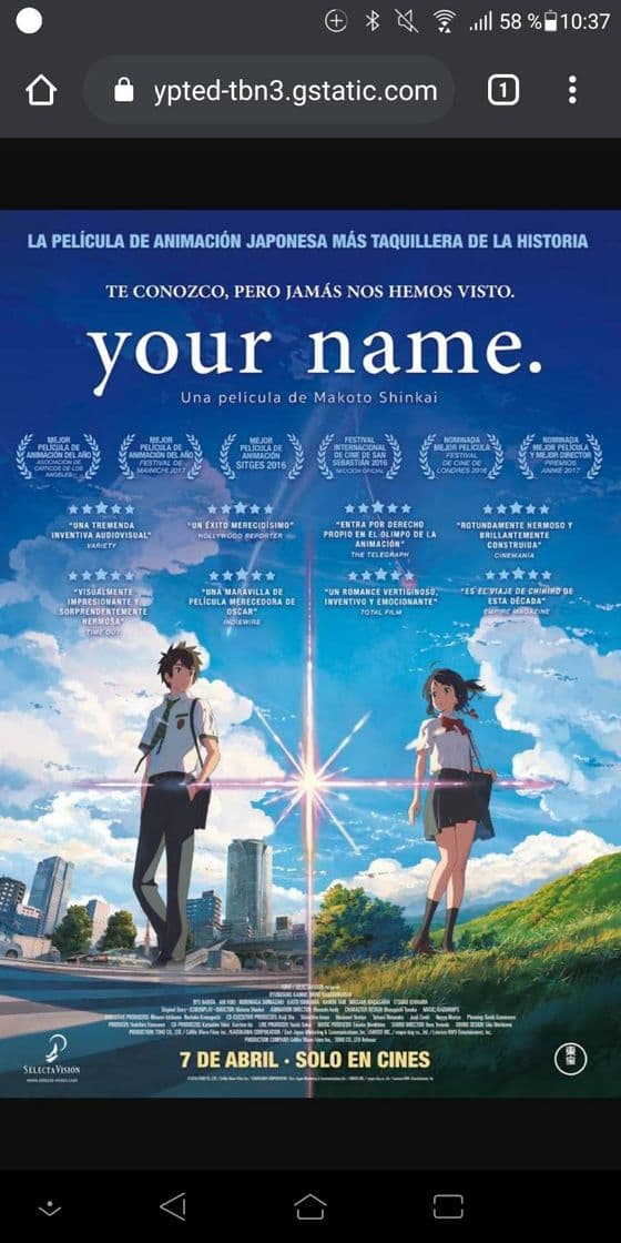 Movie Your Name