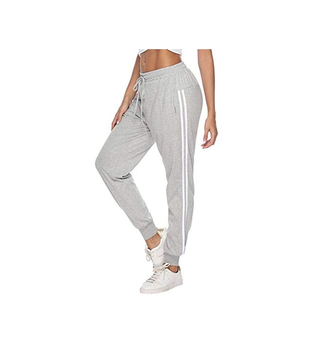 Producto Hawiton Pantalon Chandal Mujer Largos Pantalones de Deporte Yoga Fitness Jogger Pantalones