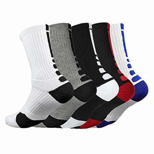 Producto Litthing Calcetines Deportivos Antideslizantes de Algodón para Hombre Desodorante Respirables para Baloncesto