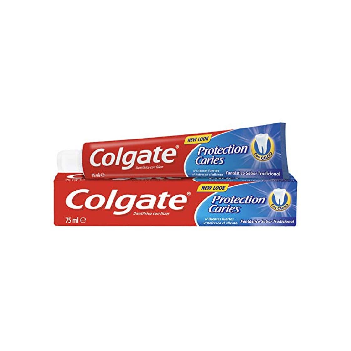 Producto Pasta de dientes Colgate Protección Caries flúor activo y calcio líquido