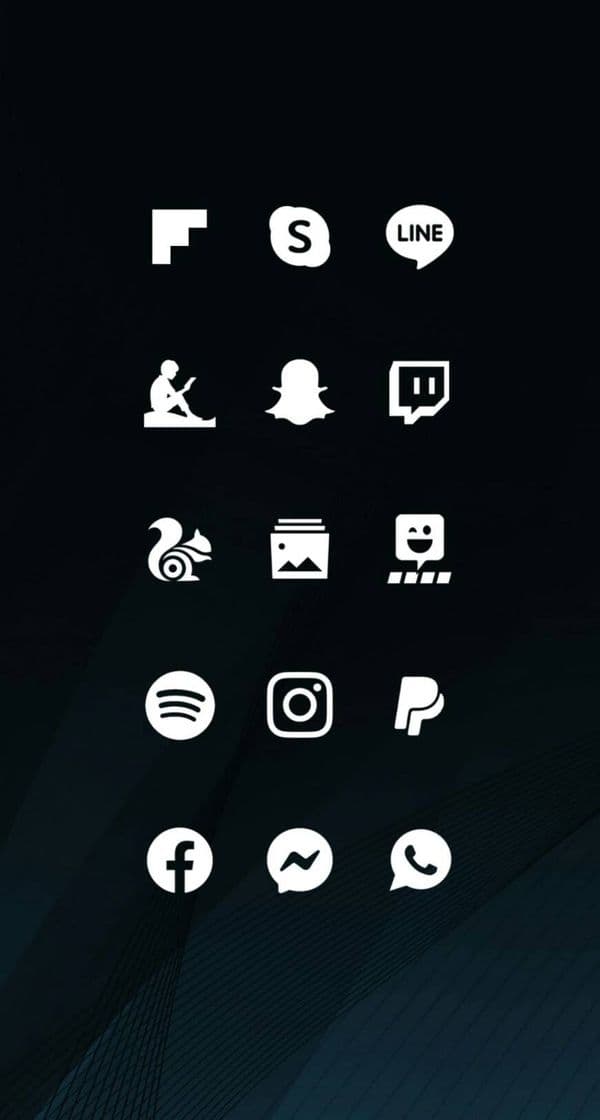 App Whicons White Icon Pack