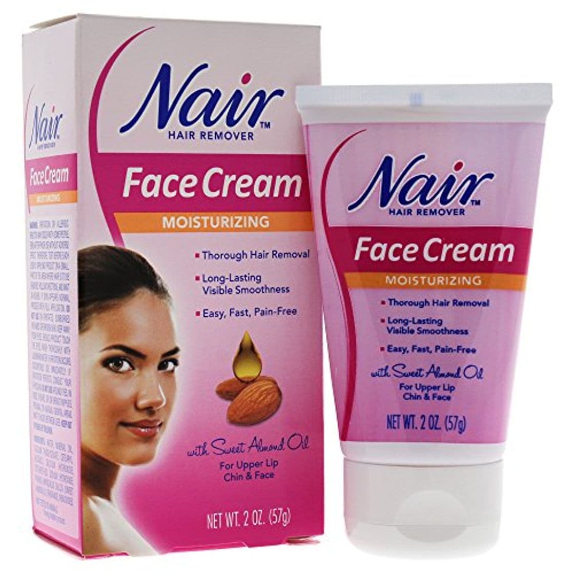 Producto Nair Hair Removal Cream For Face With Special Moisturizers 57g by Nair