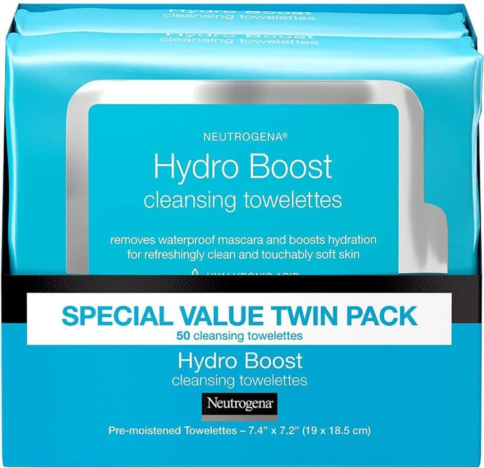 Producto Neutrogena HydroBoost toallitas limpiadoras 

