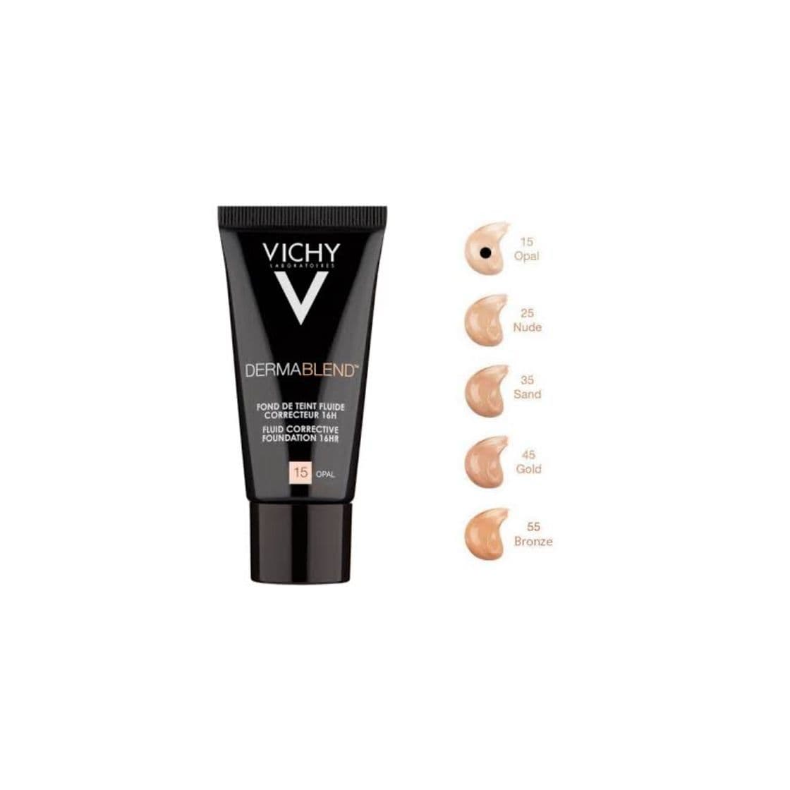 Belleza Vichy Dermablend Base de Maquillaje Fluida Correctora 55