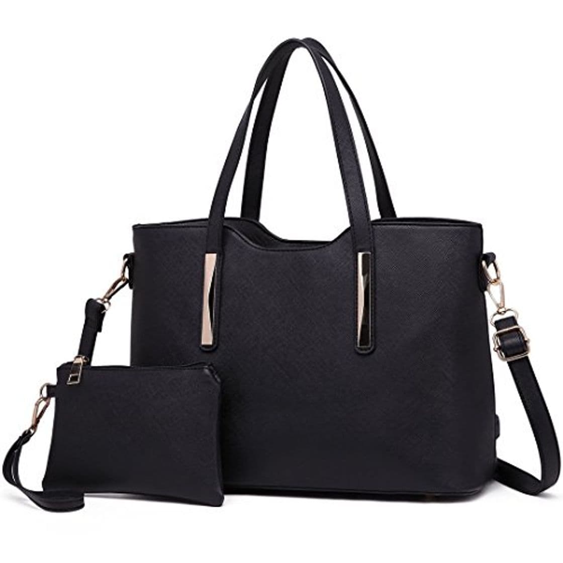 Producto Miss Lulu Bolsas de Señoras Moda Cuero Pu 2 Piezas Totalizador Bolsos