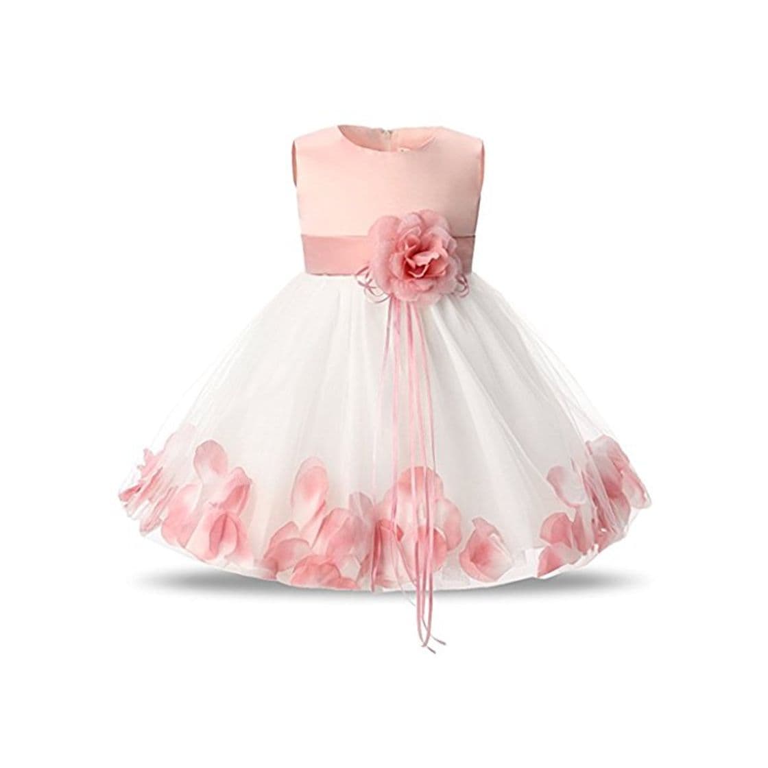 Producto Vestido de Bautizo de Niña Vestido de Noche Floral para Bebés Ceremonia